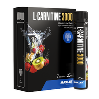 Maxler L-Carnitine 7x25 ml (3000 mg) - Strawberry-Kiwi