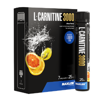 Maxler L-Carnitine 7x25 ml (3000 mg) - Citrus